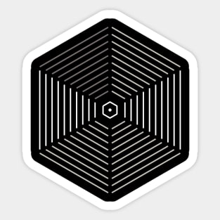 Hexagon Sticker